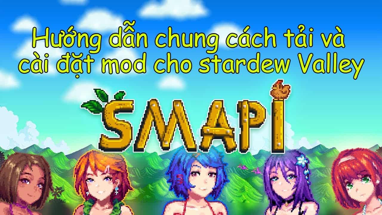 Hướng dẫn qua loa cách tải Stardew Valley Extended và các mod khác... Nhưng chắc ai cũng biết ròi.